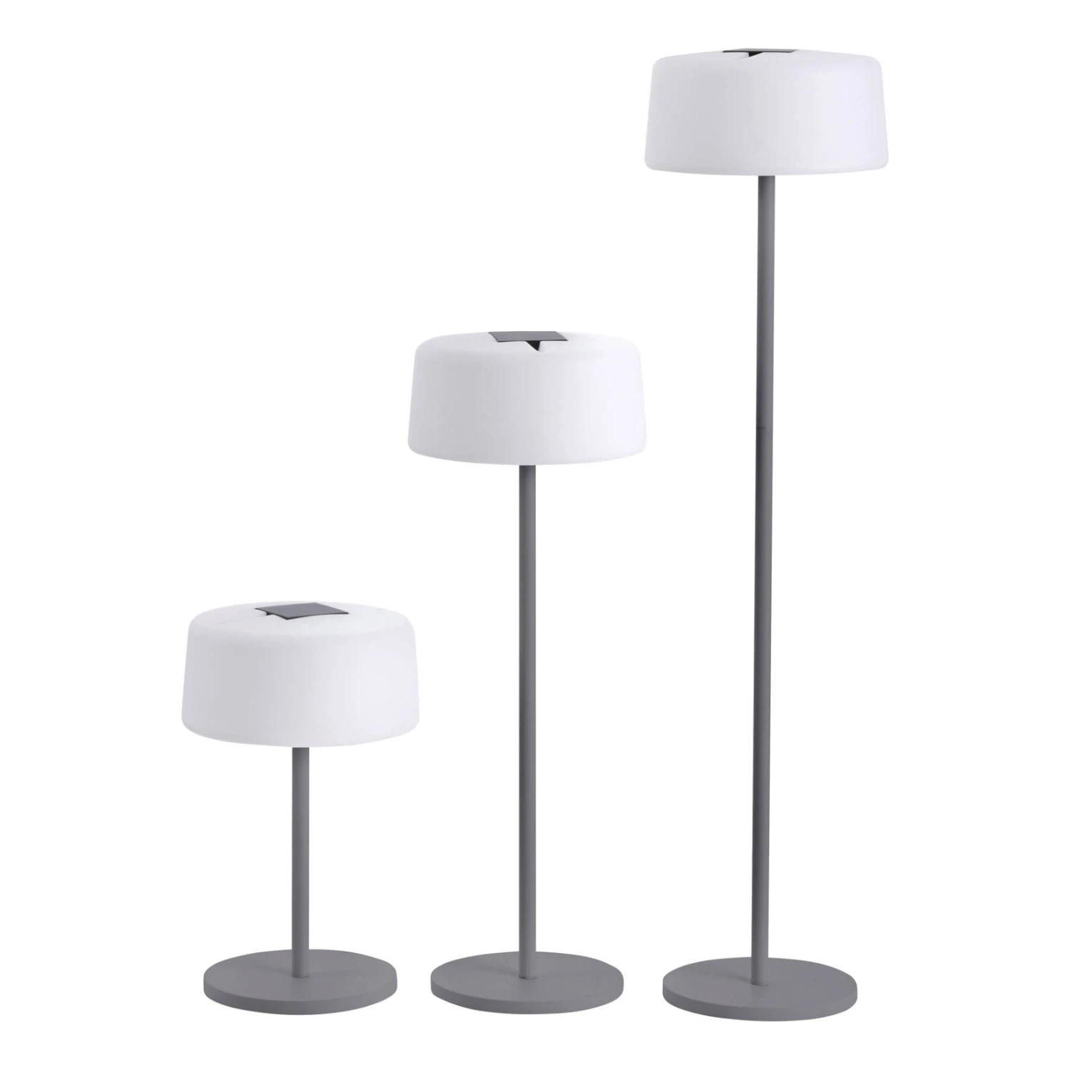 Solar-Stehleuchte Bump, 3 Höhen, Sensor, Anthrazit 5 Solar-Stehleuchte Bump, 3 Höhen, Sensor, Anthrazit – Bild 5