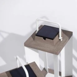 Solarlaterne Teckalu, Duratek/weiß, 36,5cm 11 Solarlaterne Teckalu, Duratek/weiß, 36,5cm -Lampen Welt 6112039 2