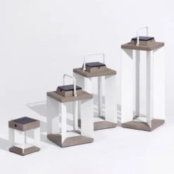 Solarlaterne Teckalu, Duratek/weiß, 36,5cm 15 Solarlaterne Teckalu, Duratek/weiß, 36,5cm -Lampen Welt 6112039 6