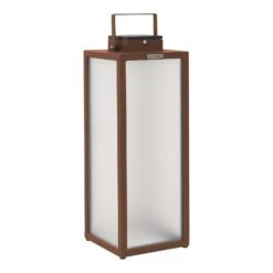 LED-Solarlaterne Tradition, Corten, Höhe 65 Cm -Lampen Welt 6112095 2