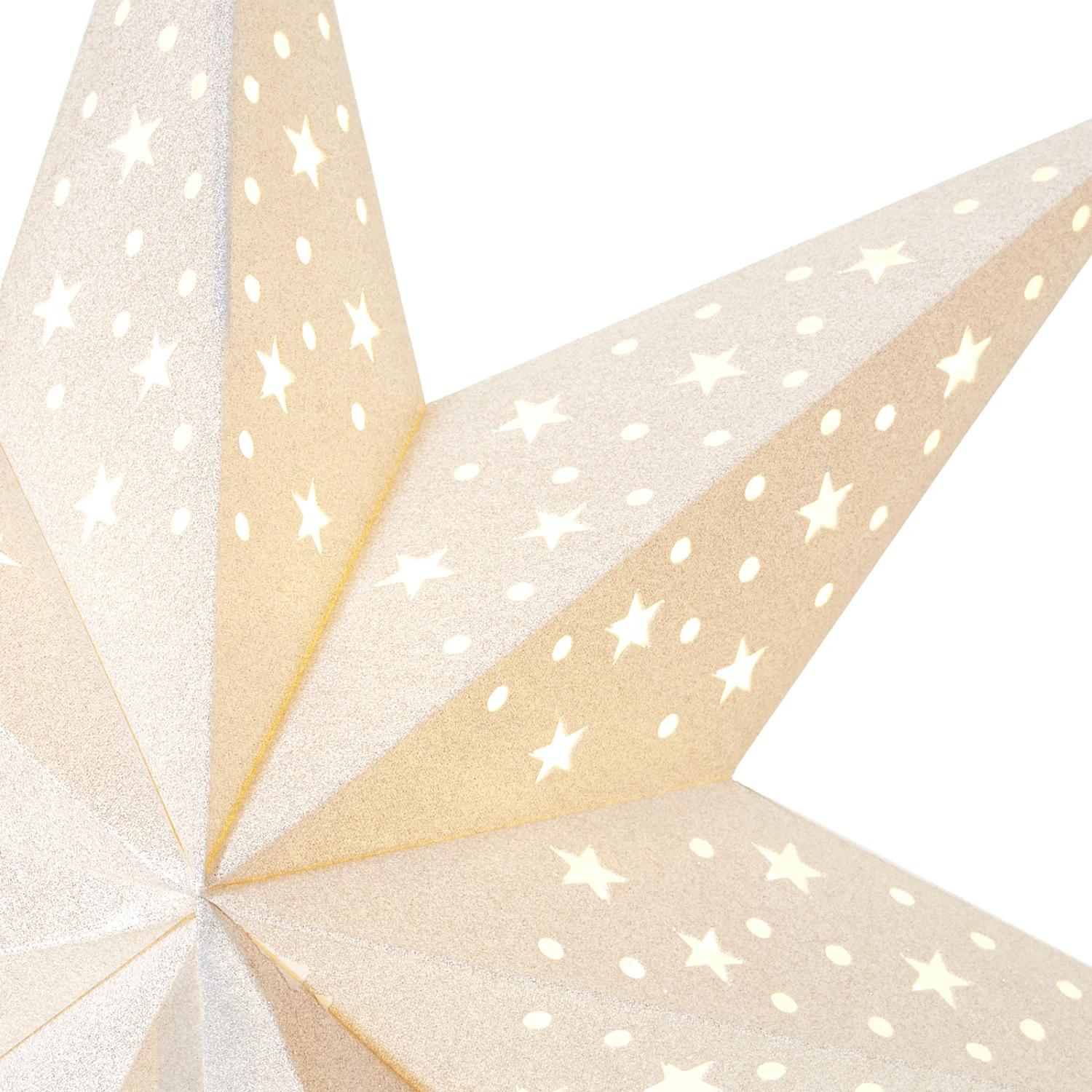 Markslöjd Stand-Stern Solvalla, Höhe 69 Cm, Silber 5 Markslöjd Stand-Stern Solvalla, Höhe 69 Cm, Silber – Bild 5