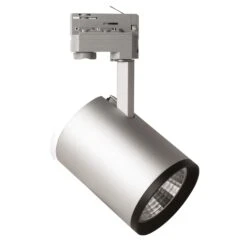 LED-Spot Marco Für 3-Phasen-Schiene Silber 4.000K