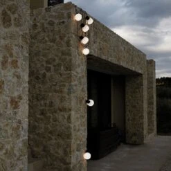 Martinelli Luce Kiki Außen-Lichterkette 10-flammig -Lampen Welt 6705204 6