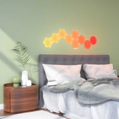 Nanoleaf Shapes Hexagons, Starter Set, 9 Panels 13 Nanoleaf Shapes Hexagons, Starter Set, 9 Panels -Lampen Welt 6730025 4