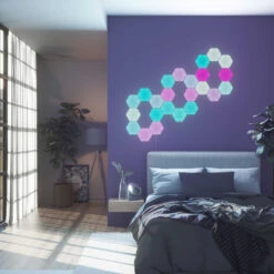 Nanoleaf Shapes Hexagons, Starter Set, 9 Panels 17 Nanoleaf Shapes Hexagons, Starter Set, 9 Panels -Lampen Welt 6730025 8