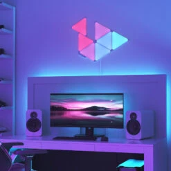 Nanoleaf Shapes Triangles, Starter Set, 4 Panels 14 Nanoleaf Shapes Triangles, Starter Set, 4 Panels -Lampen Welt 6730032 5