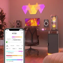 Nanoleaf Shapes Triangles, Starter Set, 4 Panels 17 Nanoleaf Shapes Triangles, Starter Set, 4 Panels -Lampen Welt 6730032 8