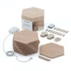 Nanoleaf Elements Wood Hexagons Starter Kit 13x -Lampen Welt 6730040