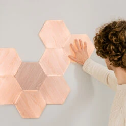 Nanoleaf Elements Wood Hexagons Starter Kit 13x -Lampen Welt 6730040 8