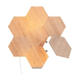 Nanoleaf Elements Wood Hexagons Starter Kit 7x 12 Nanoleaf Elements Wood Hexagons Starter Kit 7x -Lampen Welt 6730041 3