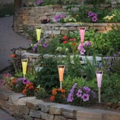 Colorato - Bunte LED-Solar-Erdspieße Im 5er-Set -Lampen Welt 7000816 2