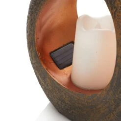 LED-Solarlampe Oriental Mit Kerzenimitat -Lampen Welt 7001063 3