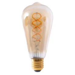 LED-Filamentlampe E27 4W ST64 Gold 180lm 1800K 3er -Lampen Welt 7001348 2