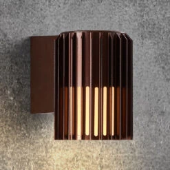 Nordlux Außenwandleuchte Aludra Messing Dunkel