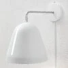 Nyta Tilt Wall Wandleuchte Mit Stecker, Weiß -Lampen Welt 7023043