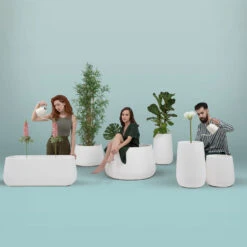 Newgarden Camelia 60 Pflanzkübel LED Solar+Akku 12 Newgarden Camelia 60 Pflanzkübel LED Solar+Akku -Lampen Welt 7025146 4