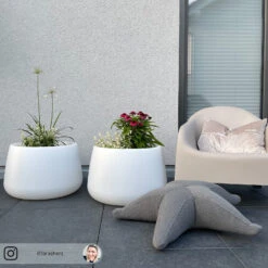 Newgarden Camelia 60 Pflanzkübel LED Solar+Akku 14 Newgarden Camelia 60 Pflanzkübel LED Solar+Akku -Lampen Welt 7025146 6