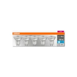OSRAM LED-Reflektor GU10 2,6W 4.000K 230lm 36° 5er -Lampen Welt 7262708 3