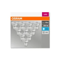 OSRAM LED-Reflektor GU10 4,3W 4.000K 350lm 10er -Lampen Welt 7262713 3