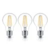 Philips LED-Lampe Classic E27 A60 7W 827 Klar 3er -Lampen Welt 7532214