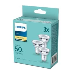 Philips LED-Reflektor GU10 4,6W 2.700 K, 3er-Pack 8 Philips LED-Reflektor GU10 4,6W 2.700 K, 3er-Pack -Lampen Welt 7532225 2