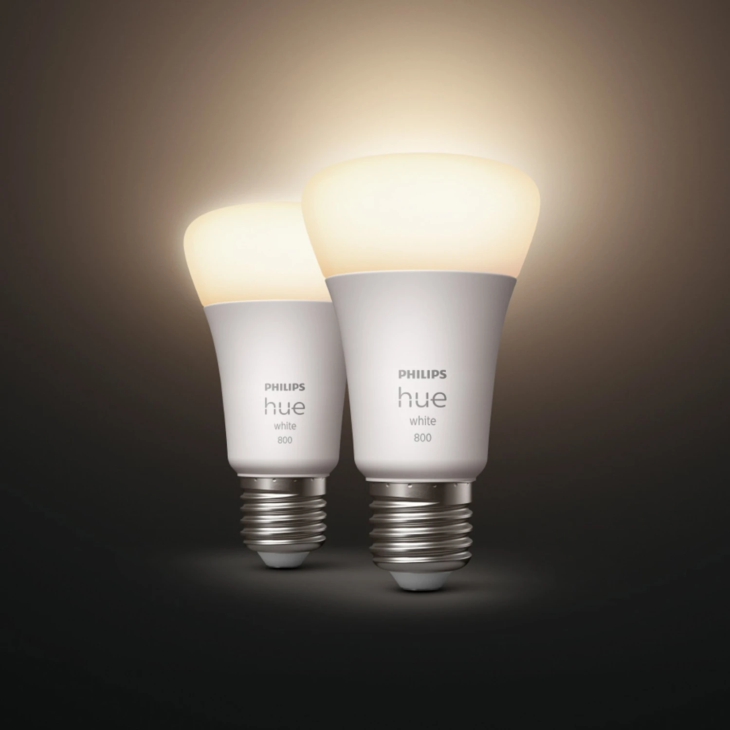 Philips Hue White 9W E27 LED-Lampe, 2er-Set 2 Philips Hue White 9W E27 LED-Lampe, 2er-Set – Bild 2