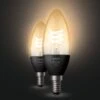 Philips Hue LED-Kerze Filament White E14 4,5W 2er -Lampen Welt 7534313