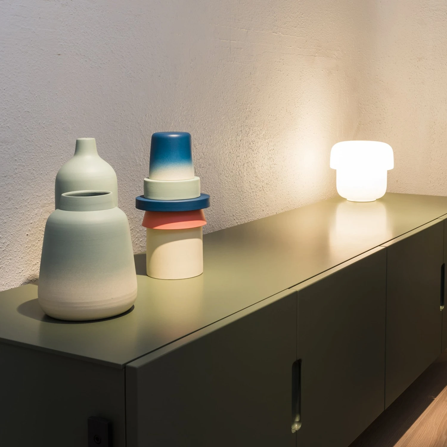 Prandina Mico T1 Tischleuchte, Opalglas, Ø 24 Cm 7 Prandina Mico T1 Tischleuchte, Opalglas, Ø 24 Cm – Bild 7