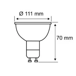 Paulmann LED-Reflektor GU10 4W Warmweiß 350 Lumen -Lampen Welt 7601388 7