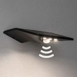 Paulmann LED-Solar-Außenwandleuchte Yoko Anthrazit