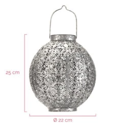 Pauleen Sunshine Aura LED-Solar-Laterne In Silber -Lampen Welt 7602532 3