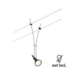 Paulmann Comet Einzelspot Für Seilsystem, Schwarz -Lampen Welt 7602737 6