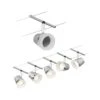 Paulmann Cone Seilsystem Basisset 5fl. Chrom Matt -Lampen Welt 7602835