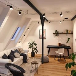 Paulmann Cone Seilsystem Basisset 5fl. Schwarz Mat -Lampen Welt 7602837 8