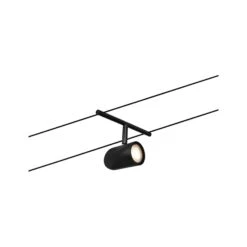 Paulmann Cup Seilsystem Basisset 5fl. Schwarz Matt -Lampen Welt 7602840 5