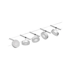 Paulmann Circle LED-Seilsystem 5fl. Chrom Matt -Lampen Welt 7602841 2