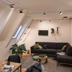 Paulmann Circle LED-Seilsystem 5fl. Schwarz Matt -Lampen Welt 7602843 8