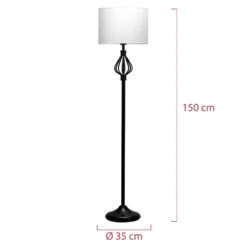 Pauleen Grand Beauty Stehlampe Im Klassik-Design -Lampen Welt 7602909 4