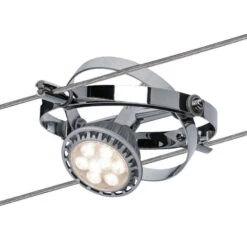 Paulmann Cardan Seilsystem 4fl. Chrom Matt/chrom 13 Paulmann Cardan Seilsystem 4fl. Chrom Matt/chrom -Lampen Welt 7602920 5