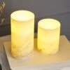 Pauleen Cosy Marble Candle LED-Kerze 2er Set Wachs -Lampen Welt 7602958