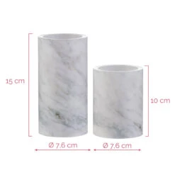 Pauleen Cosy Marble Candle LED-Kerze 2er Set Wachs -Lampen Welt 7602958 5