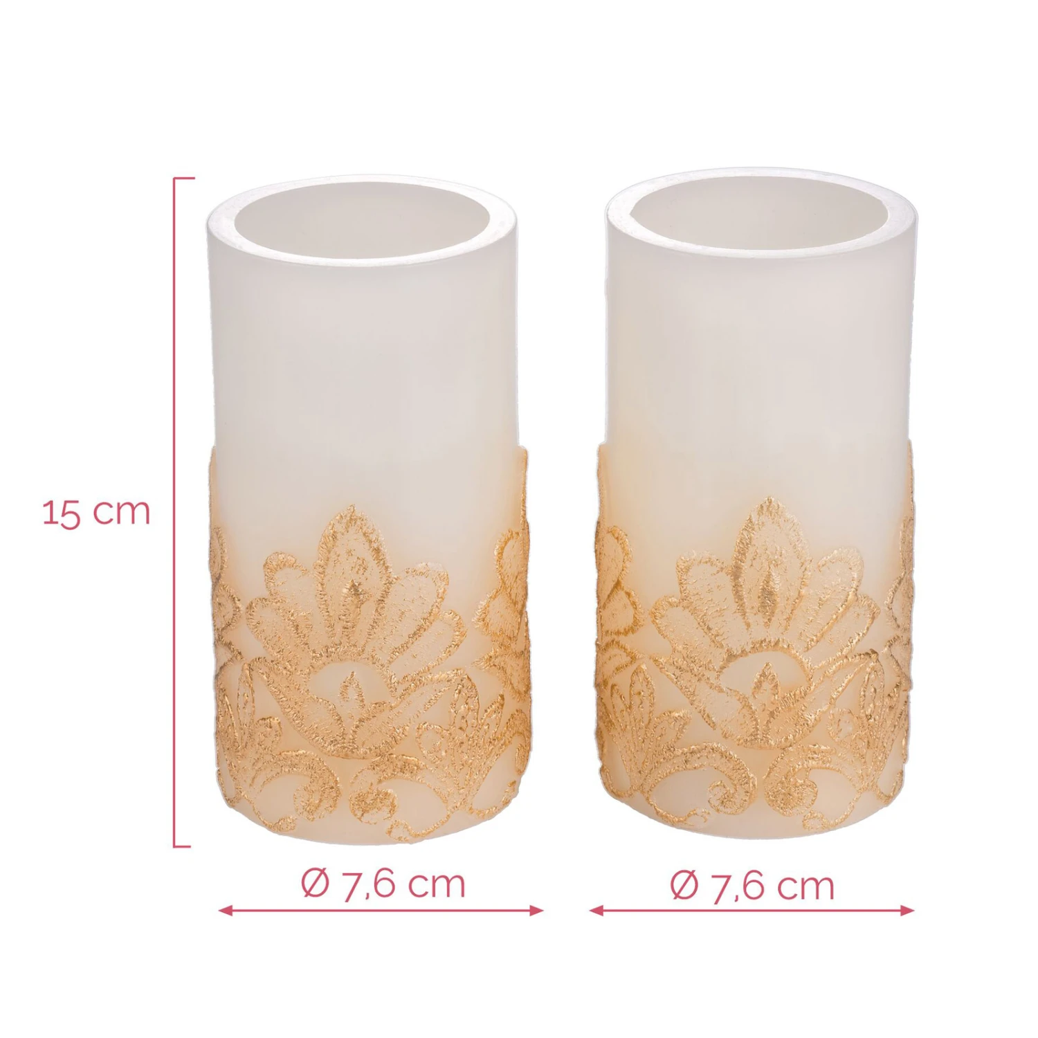 Pauleen Cosy Charm Candle LED-Kerze 2er Set, Wachs 6 Pauleen Cosy Charm Candle LED-Kerze 2er Set, Wachs – Bild 6