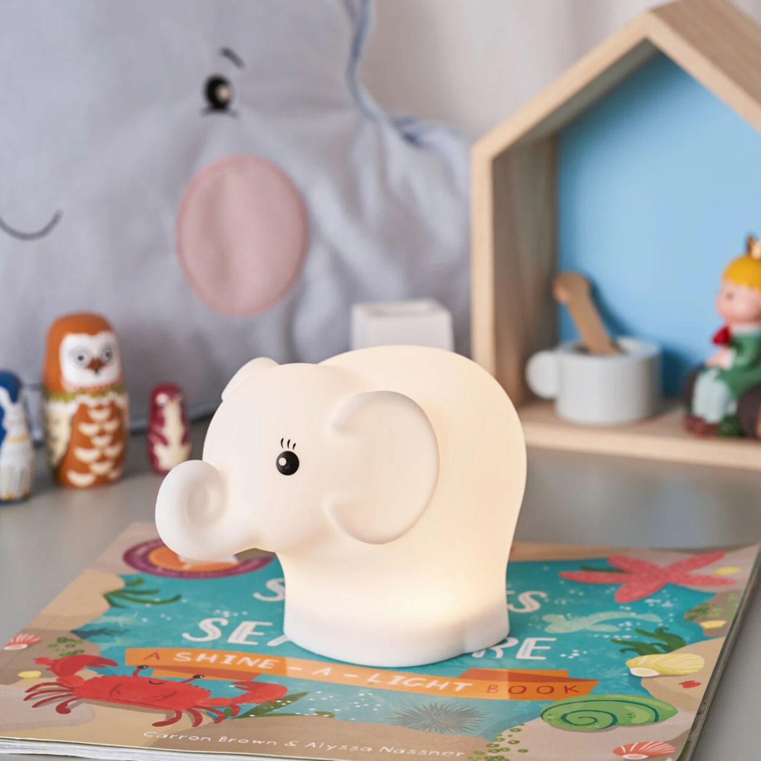 Pauleen Night Elephant LED-Nachtlicht, USB, RGBW 2 Pauleen Night Elephant LED-Nachtlicht, USB, RGBW – Bild 2
