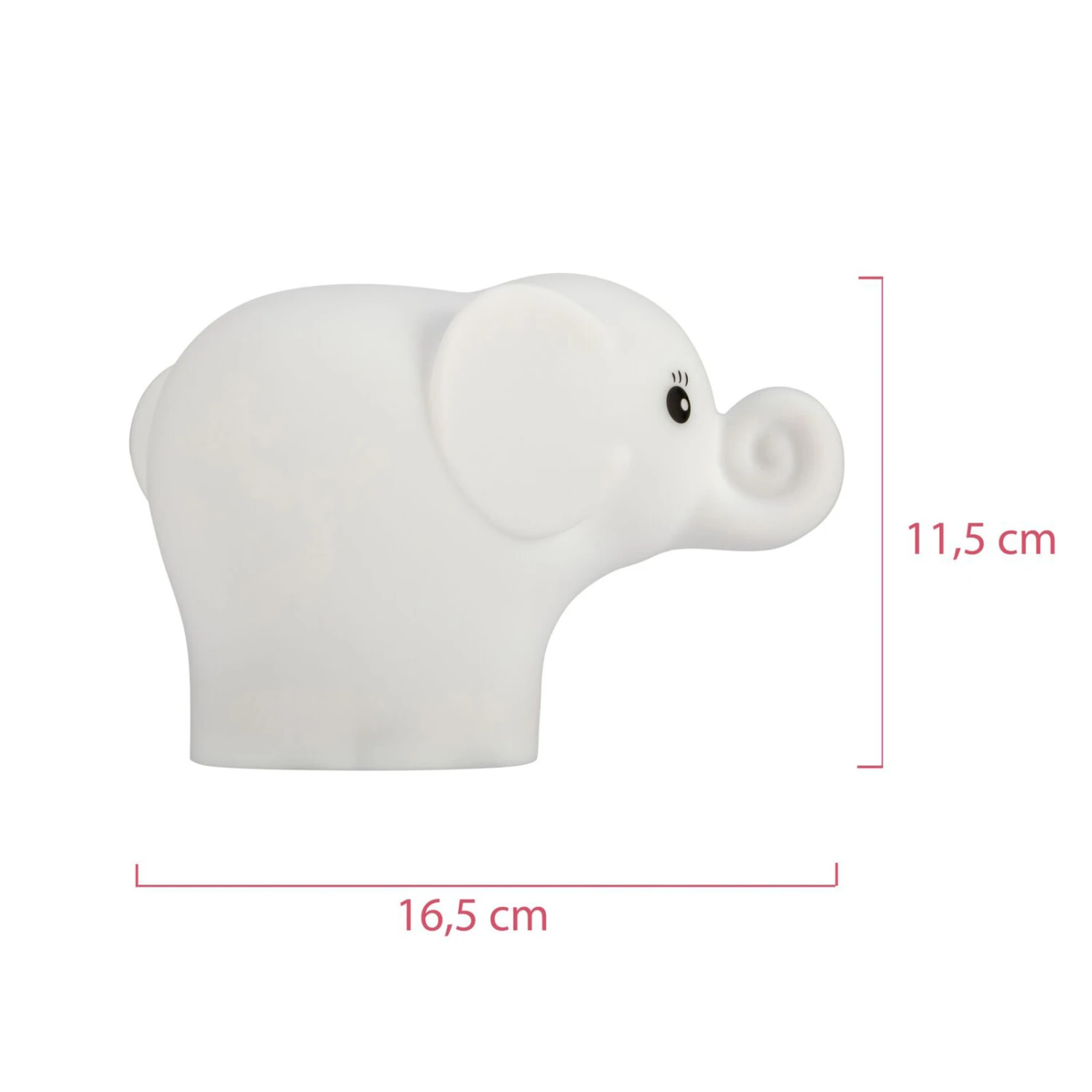 Pauleen Night Elephant LED-Nachtlicht, USB, RGBW 6 Pauleen Night Elephant LED-Nachtlicht, USB, RGBW – Bild 6