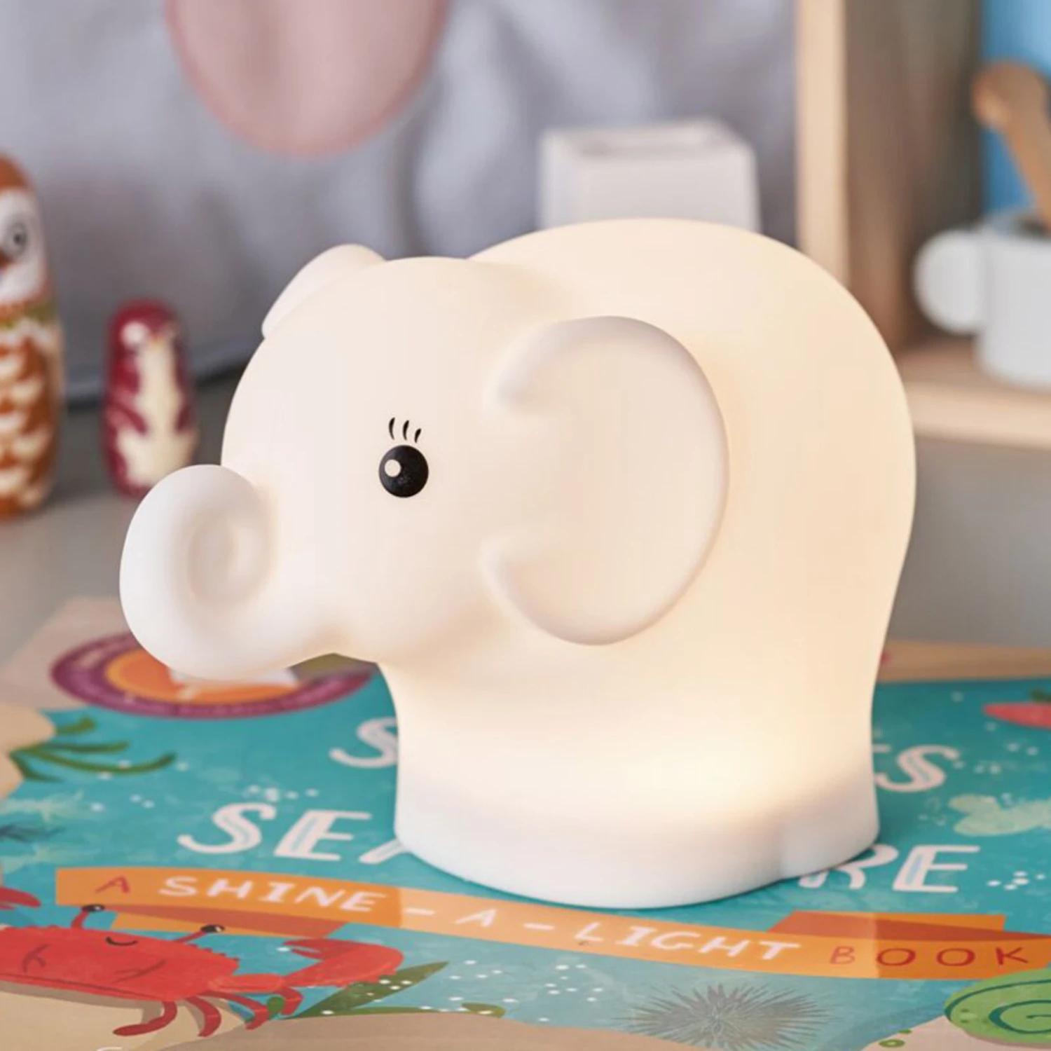 Pauleen Night Elephant LED-Nachtlicht, USB, RGBW 1 Pauleen Night Elephant LED-Nachtlicht, USB, RGBW