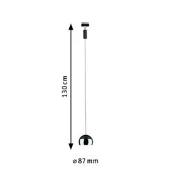 Paulmann URail Capsule II Pendel 4.000K Schwarz -Lampen Welt 7603143 4