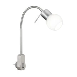 Lindby Aeryn Steckdosenleuchte, Flexarm, Schalter -Lampen Welt 8032242 2