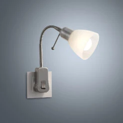 Lindby Aika Steckdosenleuchte, Flexarm, Schalter -Lampen Welt 8032244 8