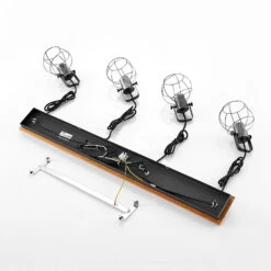 Lindby Salima Hängeleuchte Mit Käfigschirmen 4-fl. -Lampen Welt 8032257 8