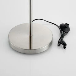 Lindby Manu Stehlampe, Textil, Dreiflammig, Weiß -Lampen Welt 8032290 7